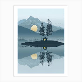 House On The Lake Art Print