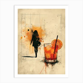 Aperol Spritz Orange 24 Art Print