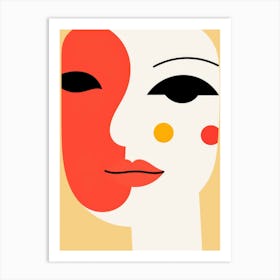 Face Of A Woman 11 Art Print