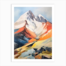 Pikes Peak Usa 2 Mountain Painting Art Print