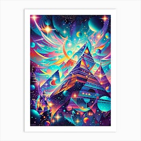 Fantasy Creations Psychedelic Art Art Print