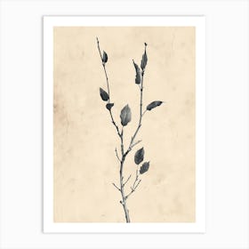 Jakarta Flower Market Boho Minimalist Style Art Print