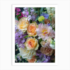 Bouquet Of Flowers 3 Art Print