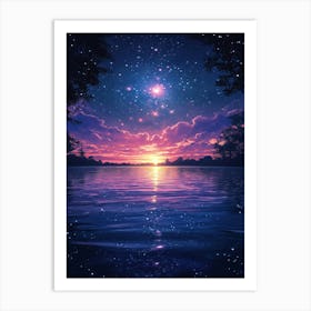 Night Sky 3 Art Print