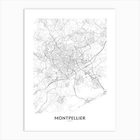 Montpellier Art Print