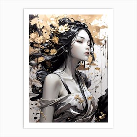 Asian Girl 5 Art Print