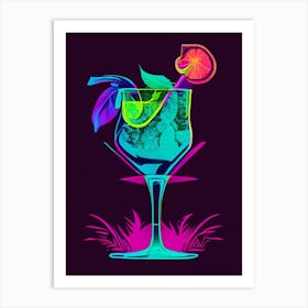 Zombie Pop Matisse Cocktail Poster Art Print