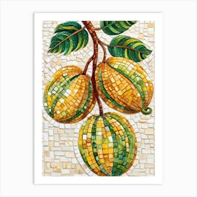 Fruit Mosaic Art Print