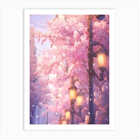 Cherry Blossoms Art Print