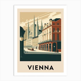 Vienna 3 Vintage Travel Poster Art Print