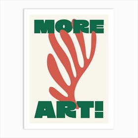 More Art Matisse - Red And Green Art Print