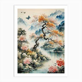 Asian Painting Art Print