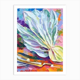 Lettuce Still Life Painting vegetable Art Print