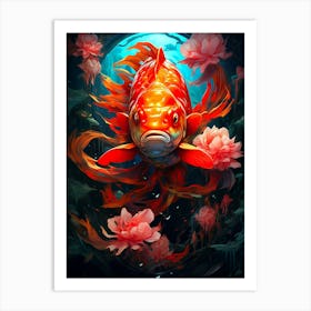 Koi Fish Art Print