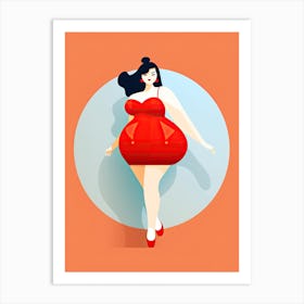 Modern Body Positivity Movement Art Print