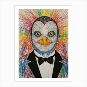 Bird In A Suit Art Print