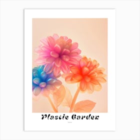 Dreamy Inflatable Flowers Poster Dahlia 1 Art Print