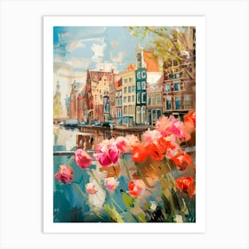 Amsterdam Tulips Art Print