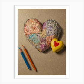 Heart Of Love 35 Art Print