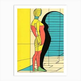 'The Woman In The Window' Art Print