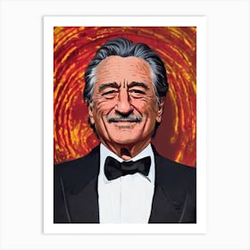 Robert De Niro Illustration Movies Art Print