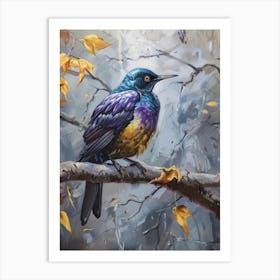 Bird On A Branch 35 Art Print