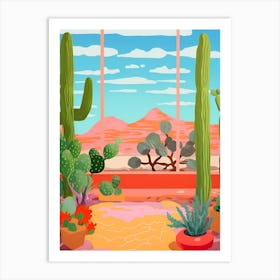 Modern Cactus Garden Art Print