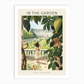 In The Garden Poster Palace Of Versailles Garden France 1 Art Print