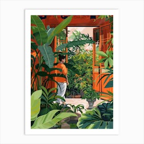 In The Garden Katsura Imperial Villa Japan 1 Art Print