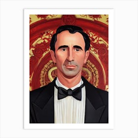 Nigel Hawthorne Illustration Movies Art Print