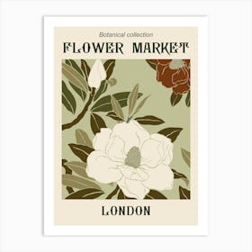 Flower Market London Art Print