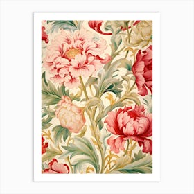 Floral Wallpaper 3 Art Print