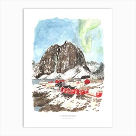 Norway Lofoten Island Art Print