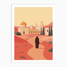 Oman 1 Travel Illustration Art Print