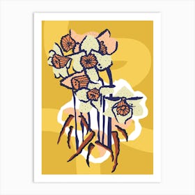 Basking Daffodils Art Print