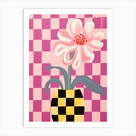 Orchids Flower Vase 2 Art Print