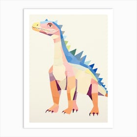 Nursery Dinosaur Art Cryolophosaurus Art Print