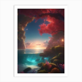 Water Oasis Art Print