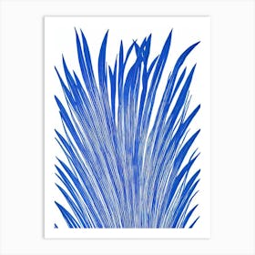 Asparagus Fern Stencil Style Art Print