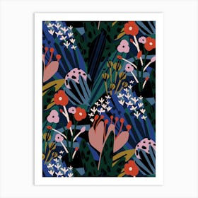 Vibrant Bouquet Art Print