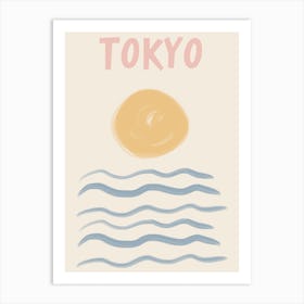Pastel Tokyo Art Print