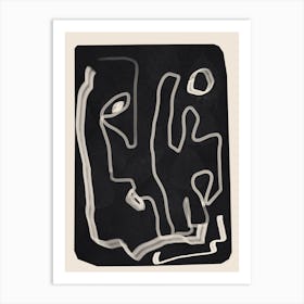 Abstract Loose Line 2 Art Print