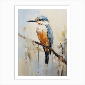 Bird Painting Kingfisher 4 Art Print