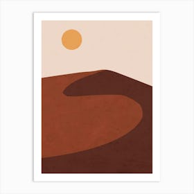 Desert Landscape Art Print