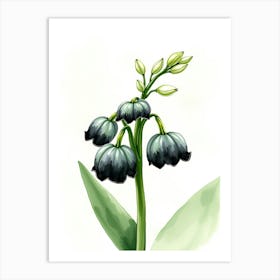 Lily Of The Valley Watercolor Art Print