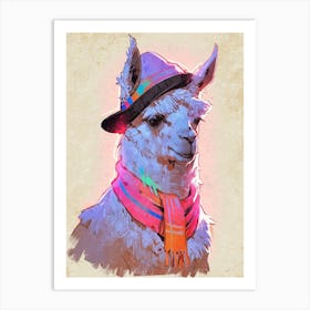 Llama 17 Art Print