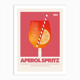 Aperol V22 Art Print