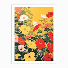 Great Japan Hokusai Japanese Floral 11 Art Print