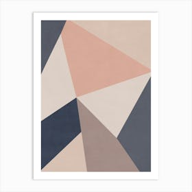 Geometric Triangles - AR01 Art Print