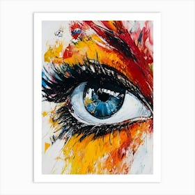 Eye Painting Art Print